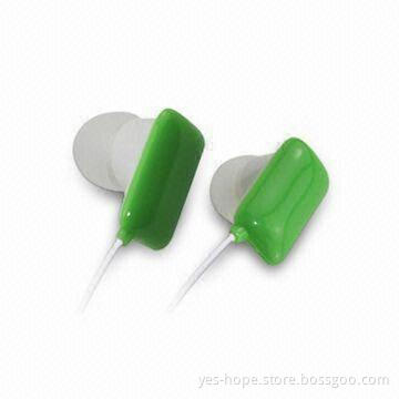Wired Earphones with 3.5mm Stereo Plug, Various Colors are Available